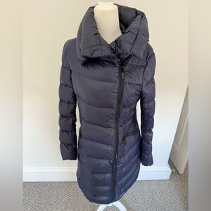 Women's Navy Lightweight Puffer Jacket